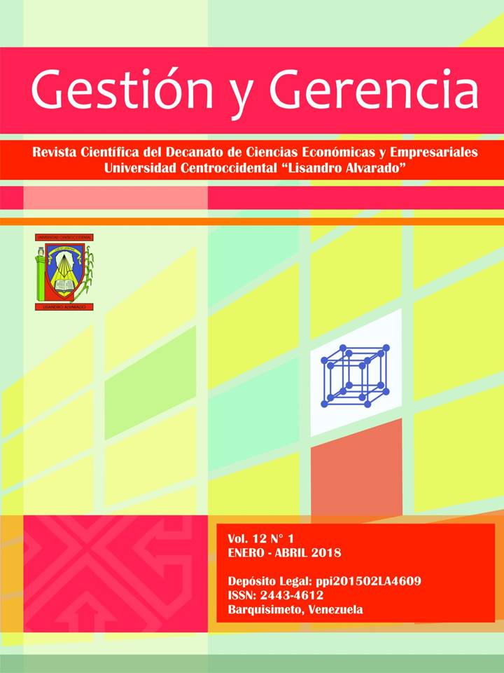 Revista Gestión y Gerencia. Vol 12 N° 1