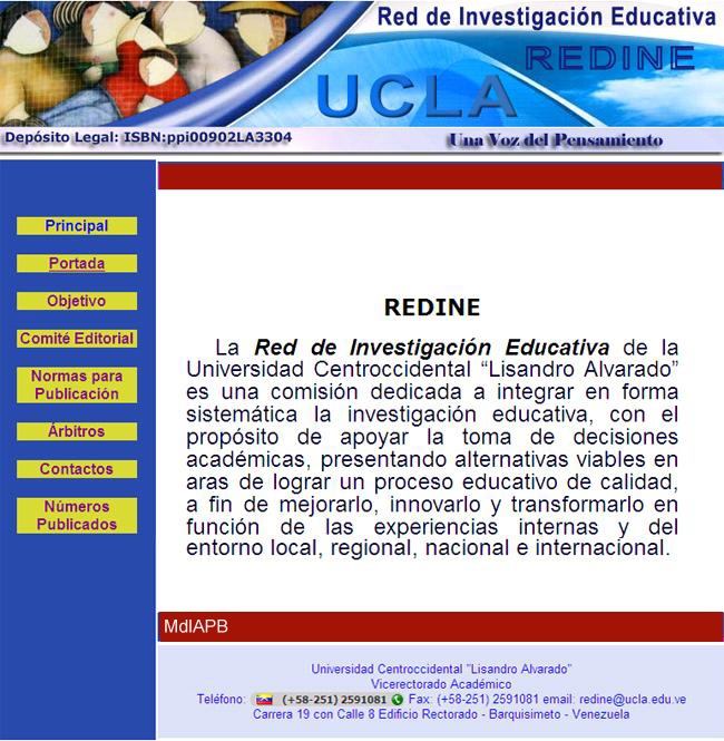 Revista: Red de Investigación Educativa (REDINE)