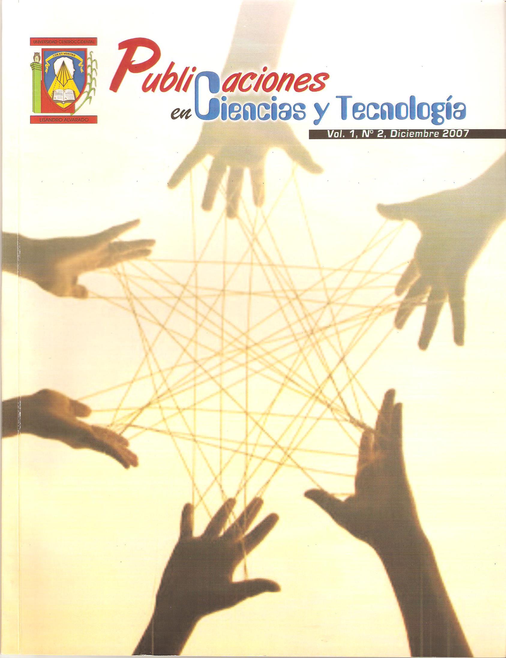 Publicaciones en Ciencias y Tecnología Vol 1 Nro 1 2007
